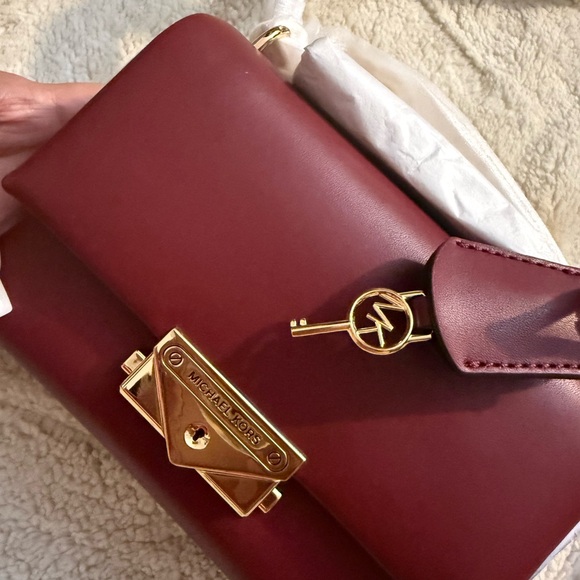 Michael Kors - Cece Small Shoulder Bag $448 ( Dark Cherry Color). Condition new - Picture 7 of 7